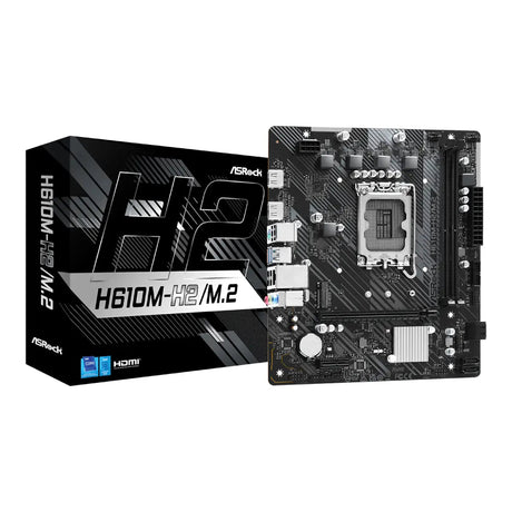 เมนบอร์ด ASROCK H610M-H2/M.2 DDR4 LGA1700 Micro ATX - SpeedCom