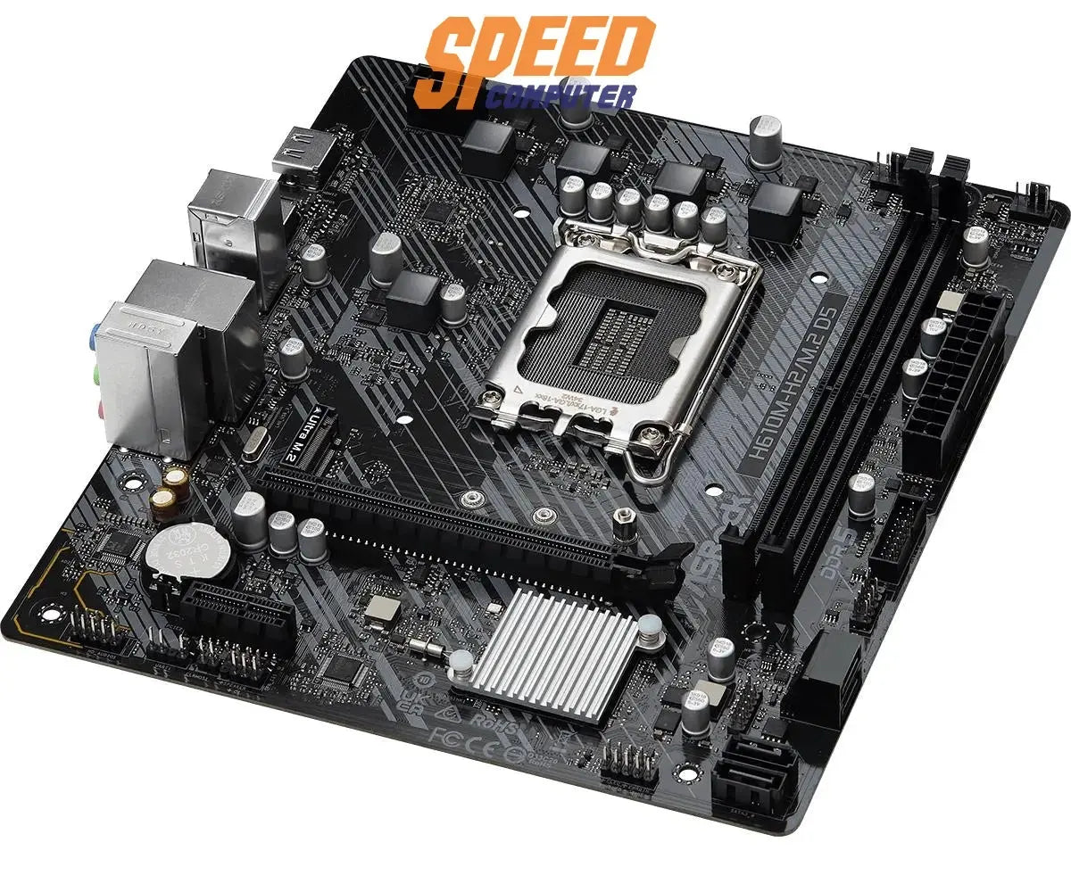 Mainboard ASROCK H610M-H2/M.2 DDR5 LGA1700 Micro ATX - SpeedCom