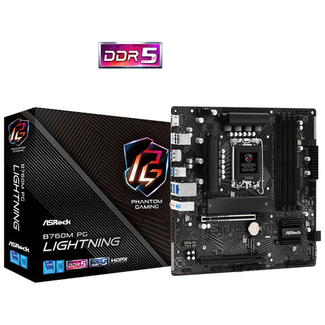 เมนบอร์ด ASRock B760M Phantom Gaming Lightning LGA1700 ATX