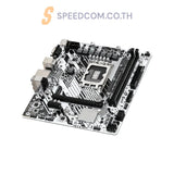 เมนบอร์ด ASRock H610M-HDV/M.2+D5 DDR5 LGA 1700 สีขาว - SpeedCom