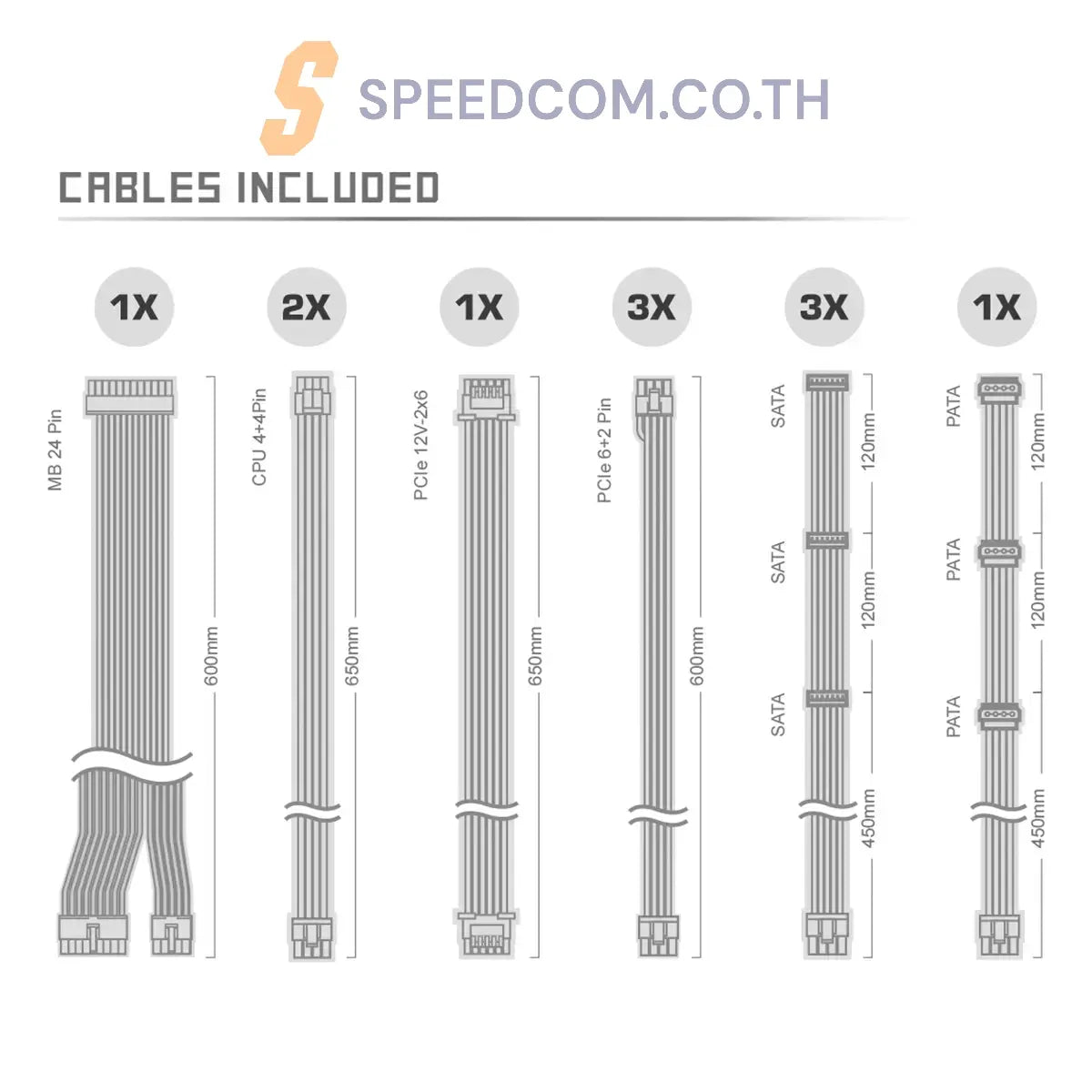 อุปกรณ์จ่ายไฟ ASRock Steel Legend SL-850GW 80 PLUS Gold 850W สีขาว