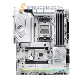 เมนบอร์ด ASRock X870 STEEL LEGEND WIFI AM5 DDR5 ATX สีขาว - SpeedCom