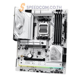 เมนบอร์ด ASRock X870 STEEL LEGEND WIFI AM5 DDR5 ATX สีขาว - SpeedCom