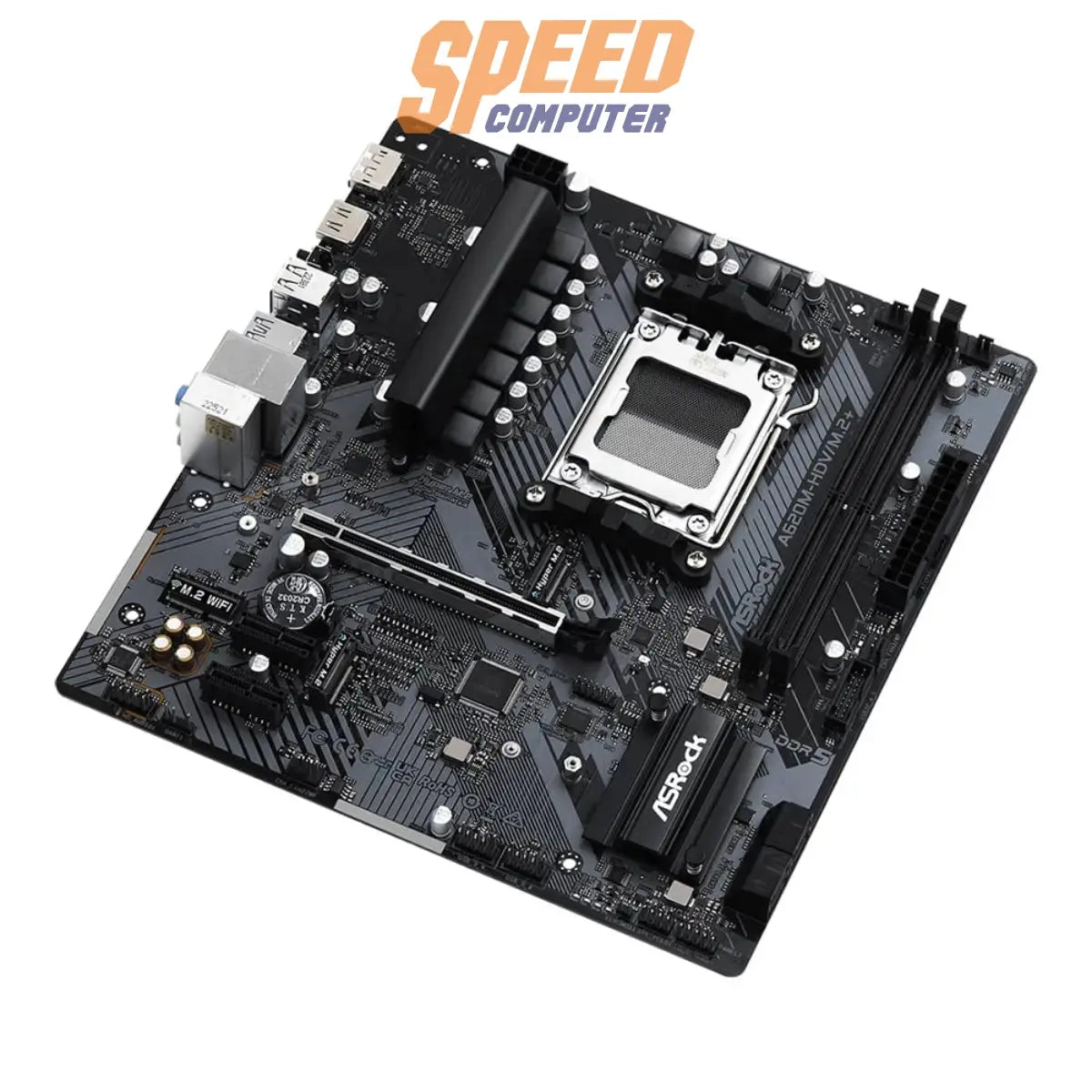 เมนบอร์ด ASRockA620M-HDV/M.2+ DDR5 AM5 MICRO-ATX - SpeedCom