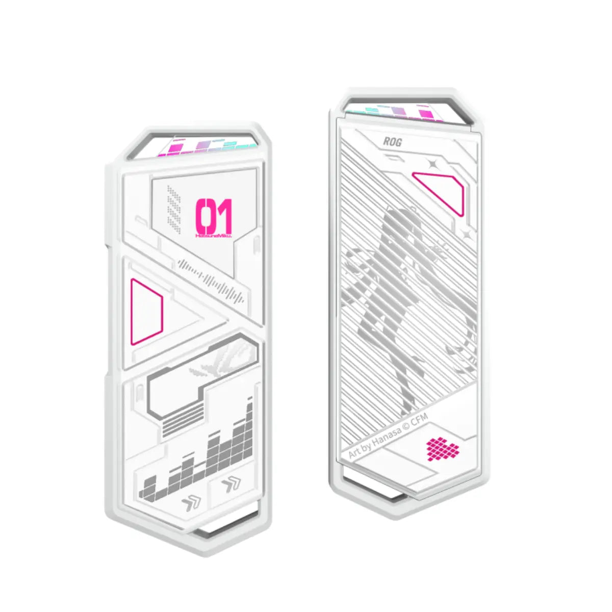 กล่องใส่เอ็มดอททู ASUS ROG Strix Arion Hatsune Miku Edition M.2 NVMe SSD Enclosure - SpeedCom