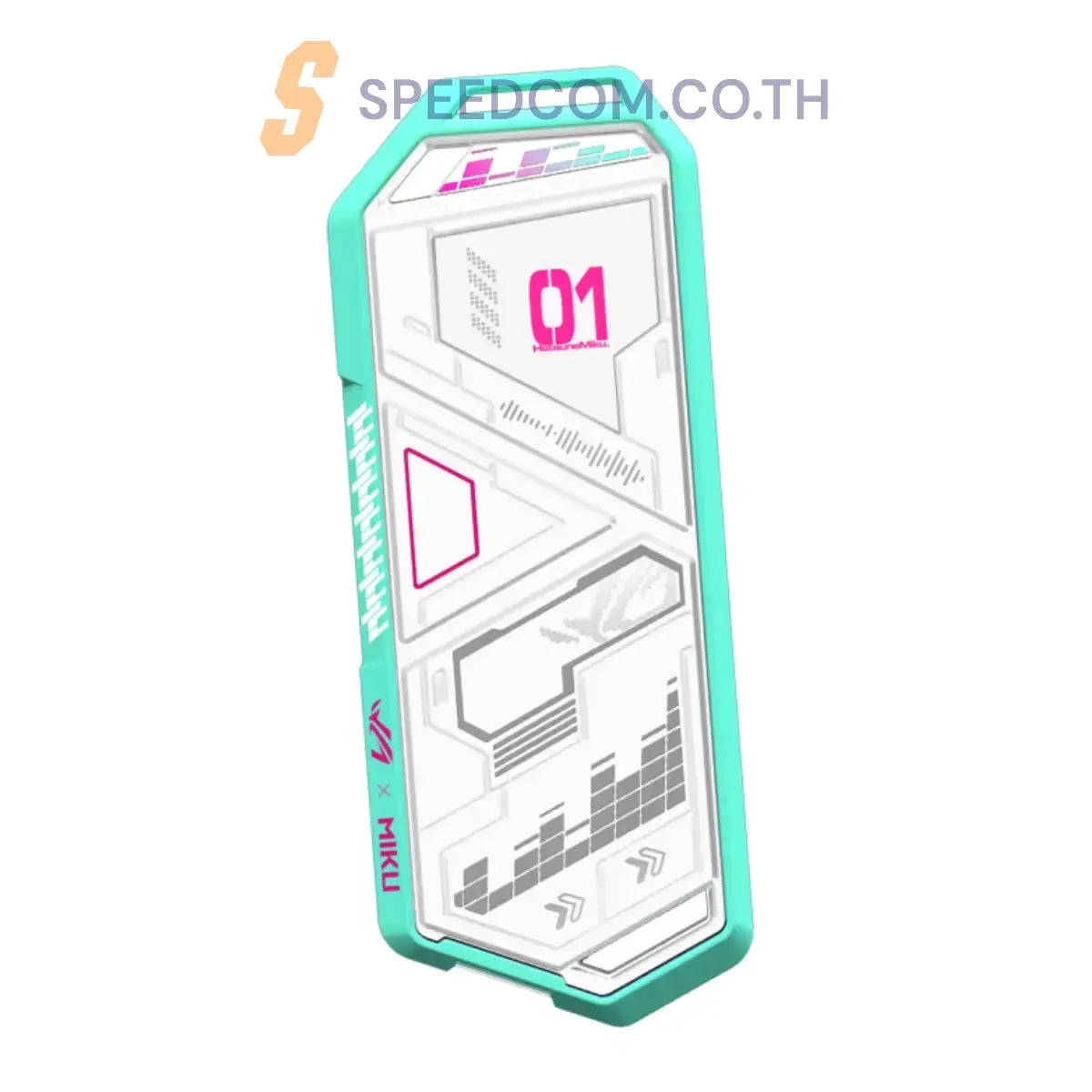 กล่องใส่เอ็มดอททู ASUS ROG Strix Arion Hatsune Miku Edition M.2 NVMe SSD Enclosure - SpeedCom