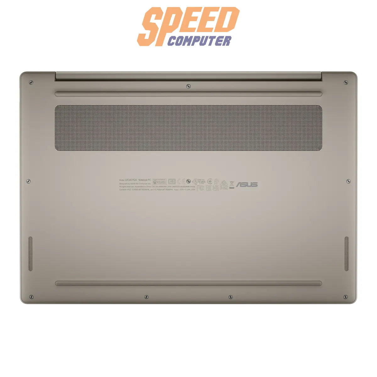 โน๊ตบุ๊ค ASUS Zenbook A14 รุ่น UX3407QA-QD001WA ชิป Snapdragon X1 ดีไซน์บางเบา สีบลอนด์ทอง Zabriskie Beige เหมาะสำหรับทำงานและพกพา