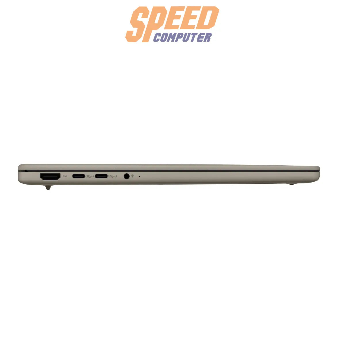 โน๊ตบุ๊ค ASUS Zenbook A14 รุ่น UX3407QA-QD001WA ชิป Snapdragon X1 ดีไซน์บางเบา สีบลอนด์ทอง Zabriskie Beige เหมาะสำหรับทำงานและพกพา