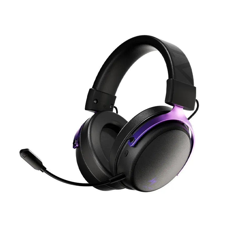 หูฟัง ATK Neptune N9 Ultra eSports Gaming Wireless Headset สีดำ-ม่วง - SpeedCom