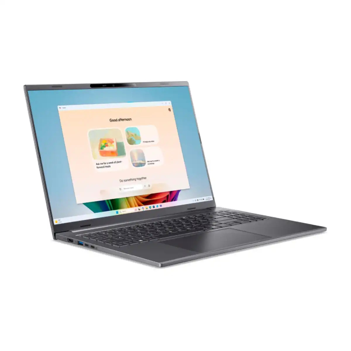 โน๊ตบุ๊ค Acer Aspire 16 AI A16-61MT-R7MF Ryzen AI 5 สีเทา (Steel Gray)