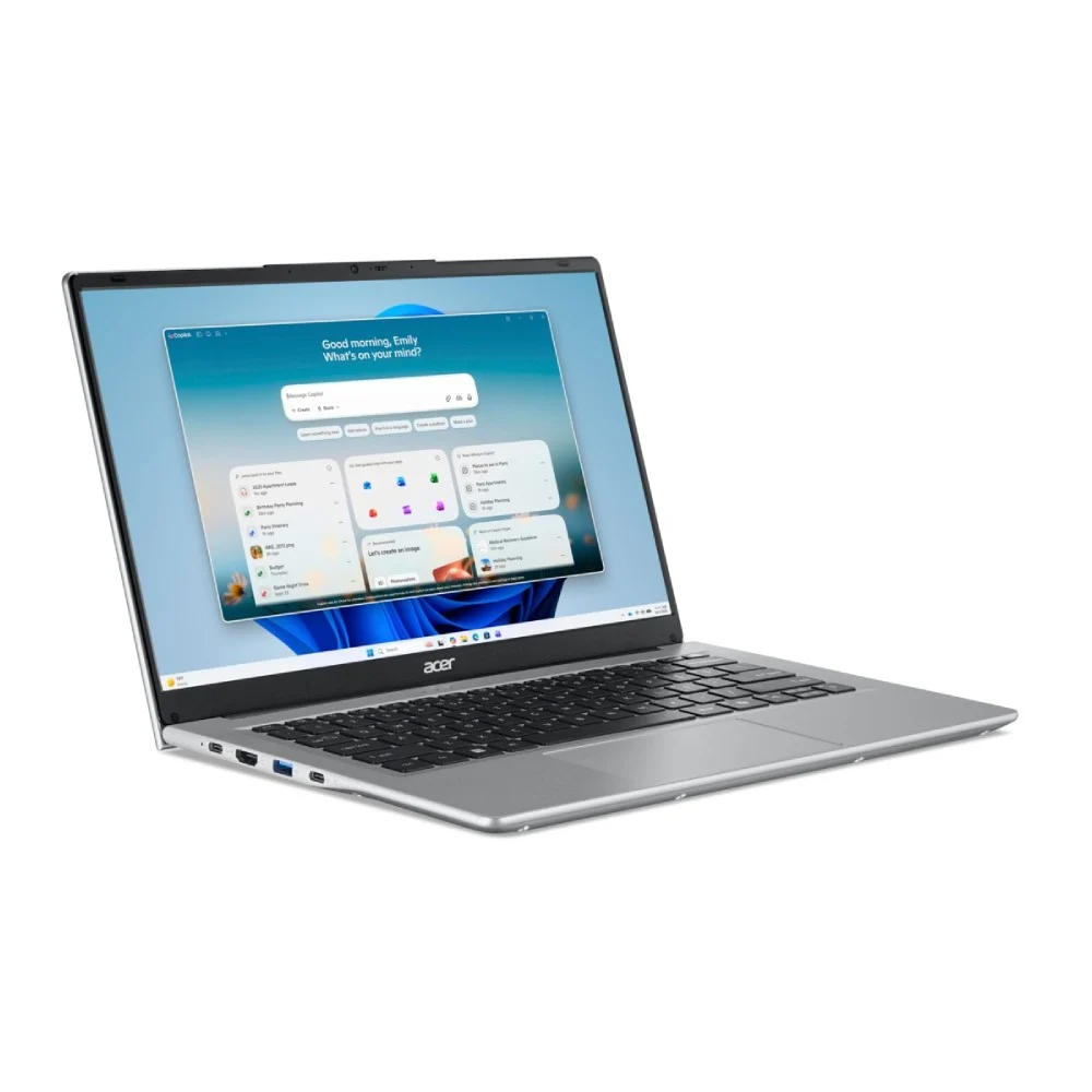 โน๊ตบุ๊ค Acer Aspire Lite 14 AL14-48P-R3WA Ryzen 3 สีเงิน - SpeedCom