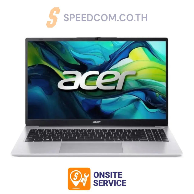 โน๊ตบุ๊ค Acer Aspire Lite 15 AL15-42P-R3Q5 Ryzen 5 สีเงิน (Light Silver)SpeedCom