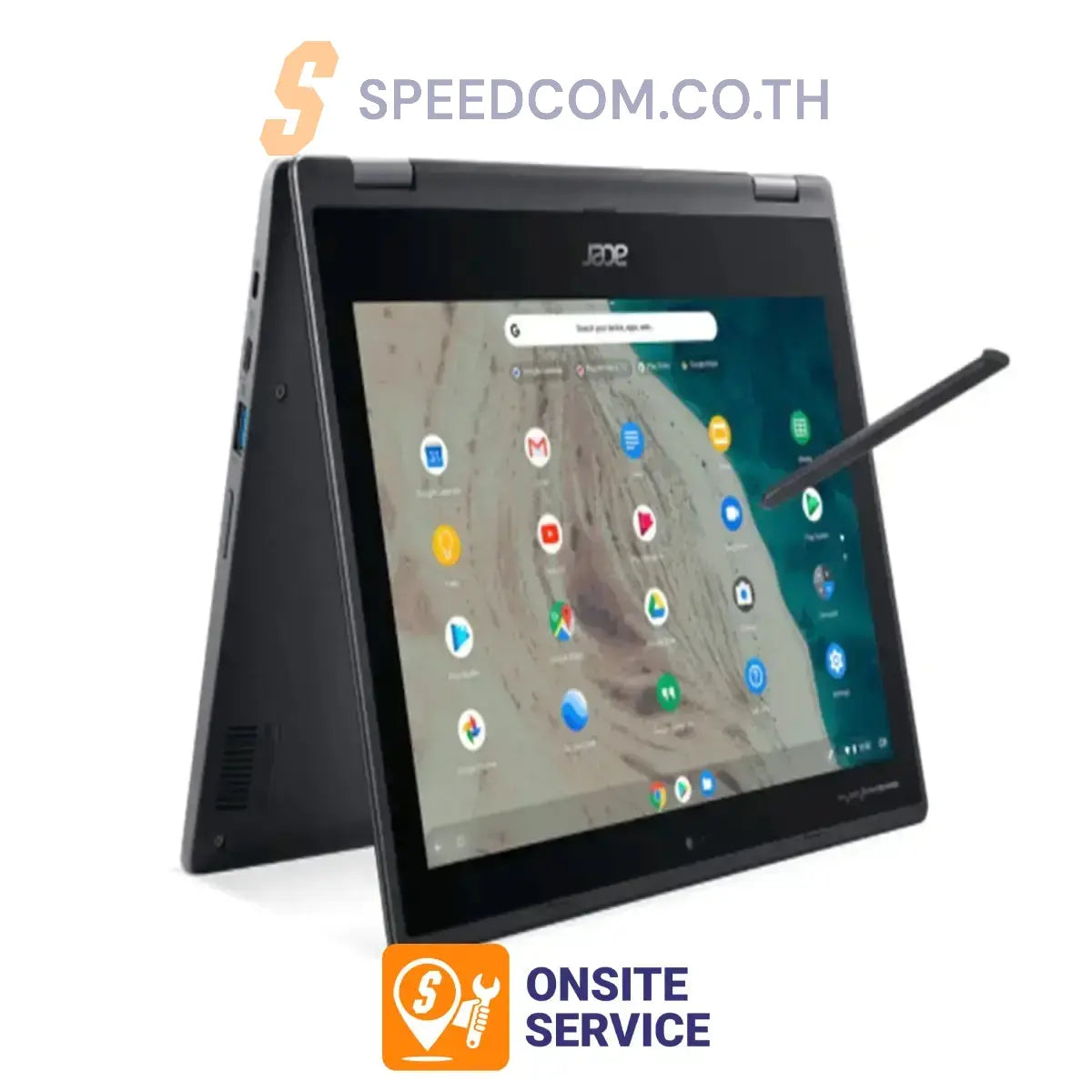 โน๊ตบุ๊ค Acer Chromebook Spin 11 R752TN-C56L สีดำSpeedCom