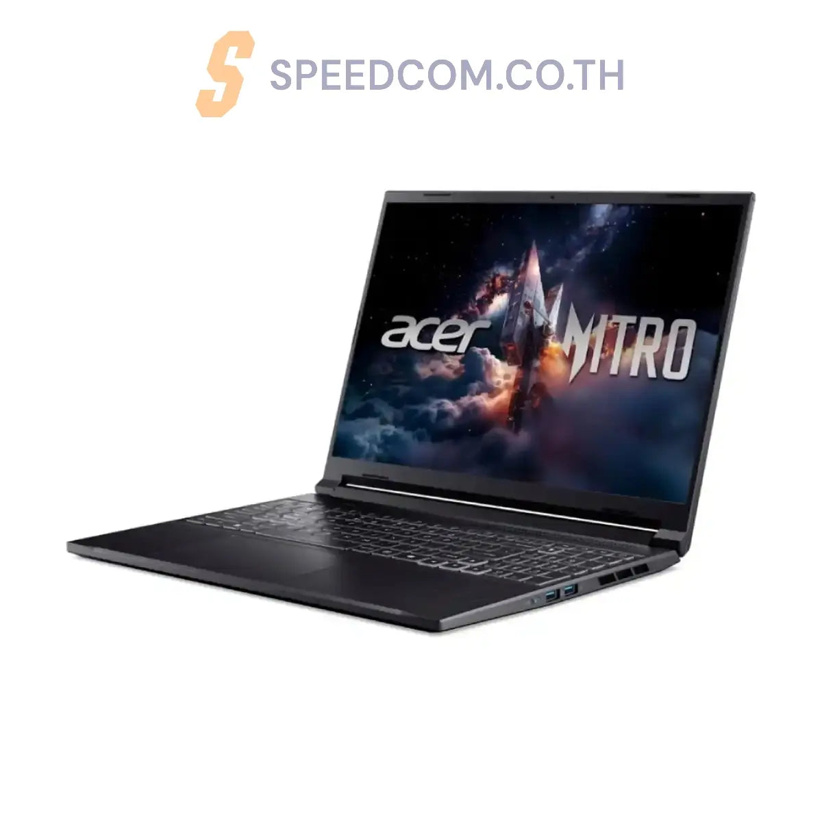 โน๊ตบุ๊ค Acer Nitro V 16S AI ANV16S-41-R7N6 Ryzen 5 สีดำ (Obsidian Black)