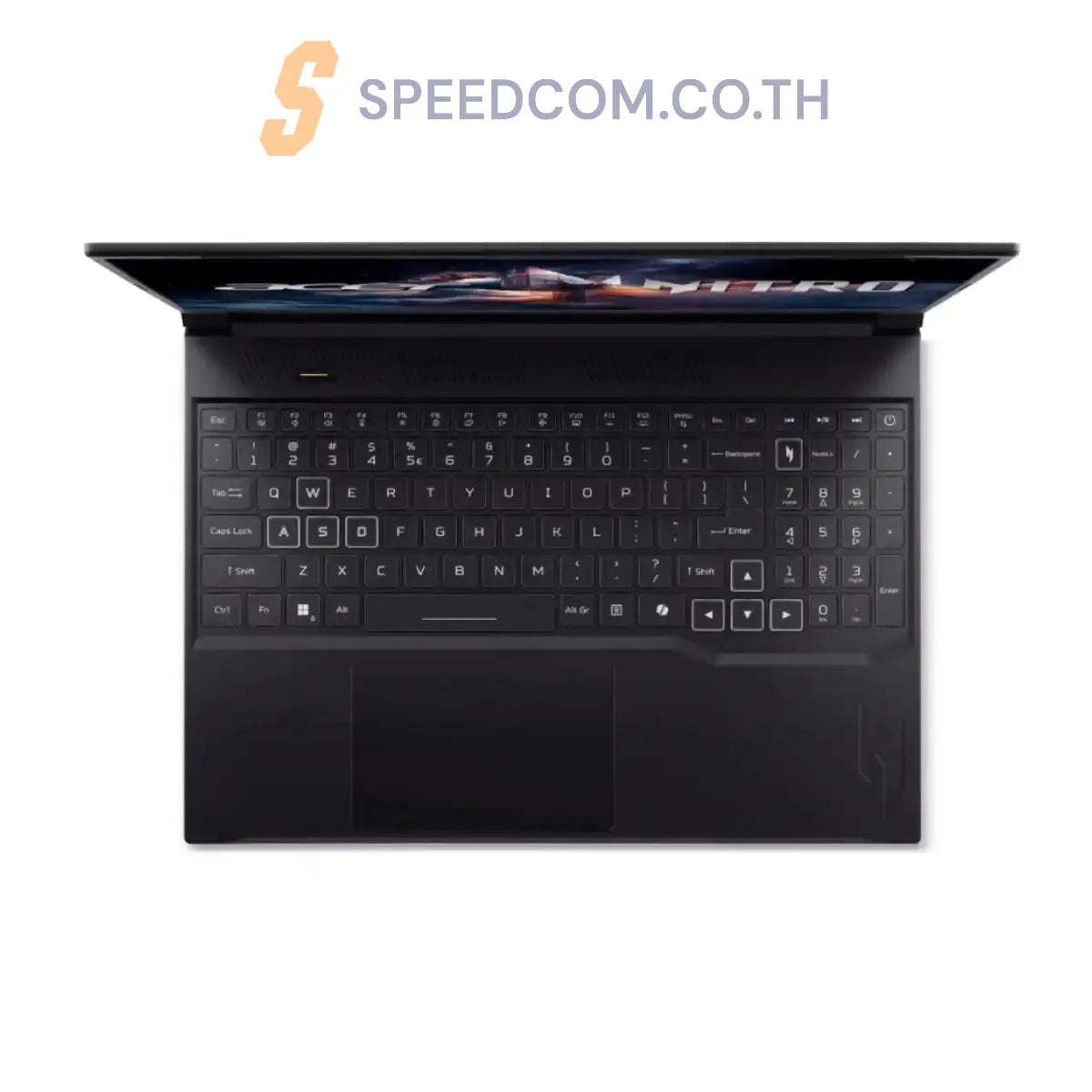 โน๊ตบุ๊ค Acer Nitro V 16S AI ANV16S-41-R7N6 Ryzen 5 สีดำ (Obsidian Black) - SpeedCom