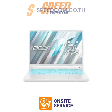 โน๊ตบุ๊ค Acer Nitro V14 ANV14-61-R5U3 Ryzen5 8645HS สีขาว (Pearl white)SpeedCom