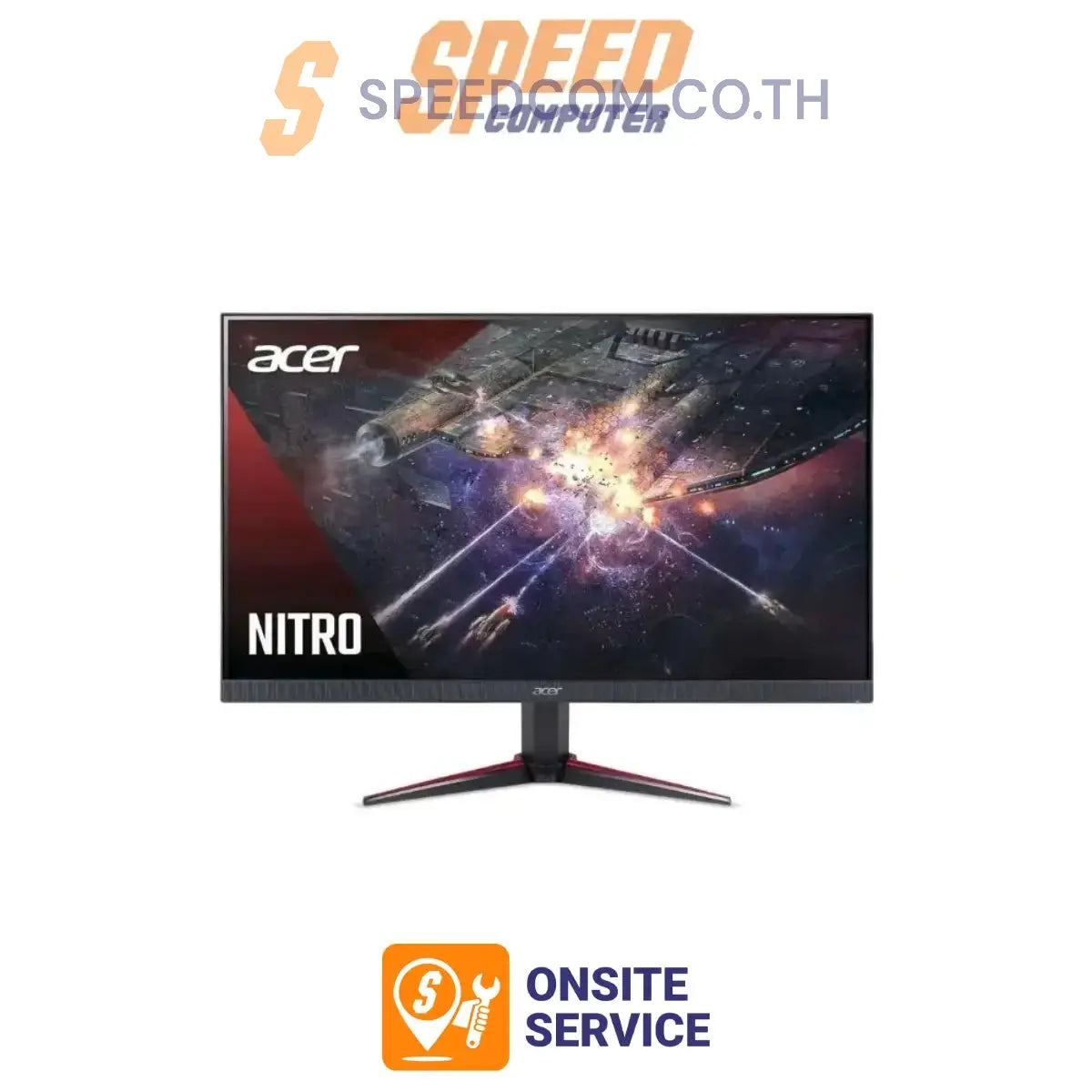 จอมอนิเตอร์ Acer Nitro VG270M3BMIIPX 27.0" IPS FHD Gaming 180Hz สีดำSpeedCom