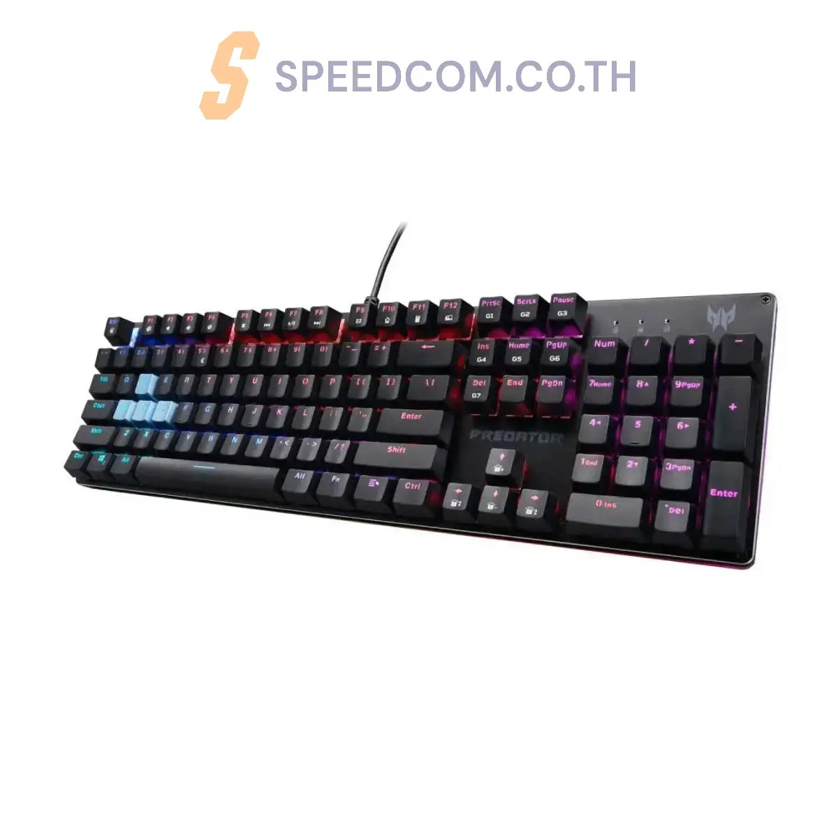 คีย์บอร์ด Acer PREDATOR AETHON 303 Gaming Keyboard สีดำ - SpeedCom