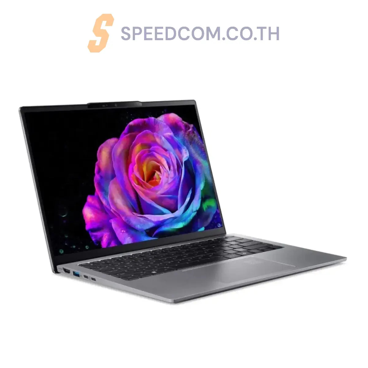 โน๊ตบุ๊ค Acer Swift Go 14 AI SFG14-64-R9Q4 Ryzen AI 7 สีเงิน (Sparkly Silver) - SpeedCom