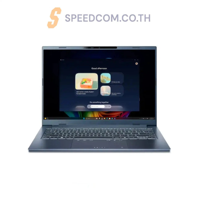 โน๊ตบุ๊ค Acer Swift Go 14 AI SFG14-75-5880 Ultra 5 Steam Blue