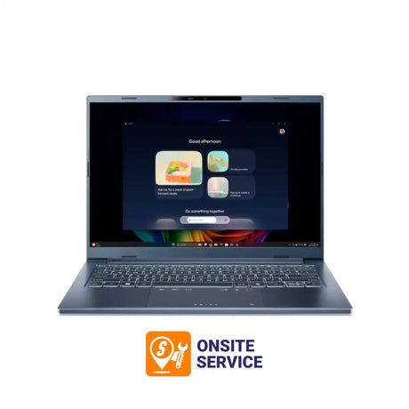 โน๊ตบุ๊ค Acer Swift Go 14 AI SFG14-75-5880 Ultra 5 Steam Blue