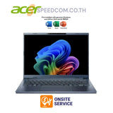 โน๊ตบุ๊ค Acer Swift Go 14 AI SFG14-75-78J1 Ultra 7 Steam Blue