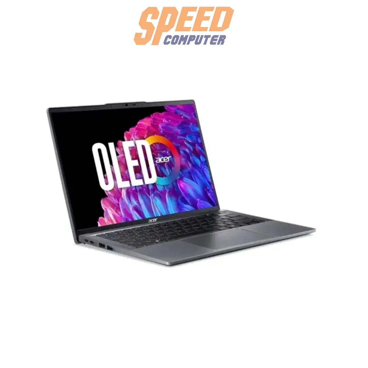 โน๊ตบุ๊ค Acer Swift Go 14 SFG14 - 63 - R1F1 Ryzen7 สีเทา (Steel Gray) - SpeedCom