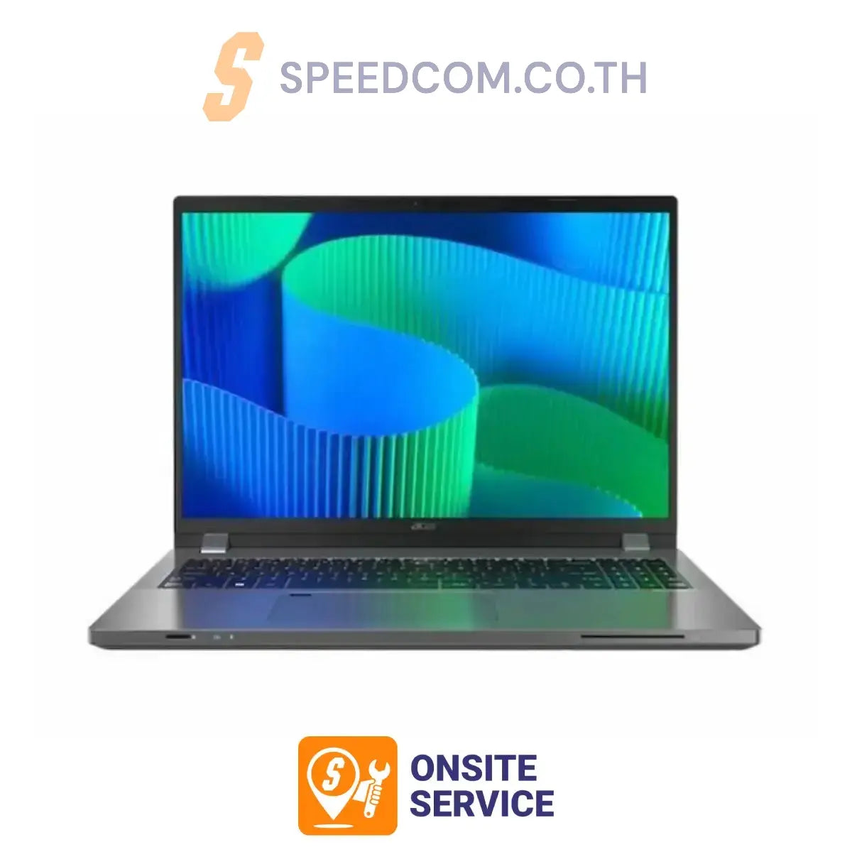 โน๊ตบุ๊ค Acer Travel Mate P2 16 TMP216-51T-G2 CORE 5 120U สีเงิน (Iron)SpeedCom