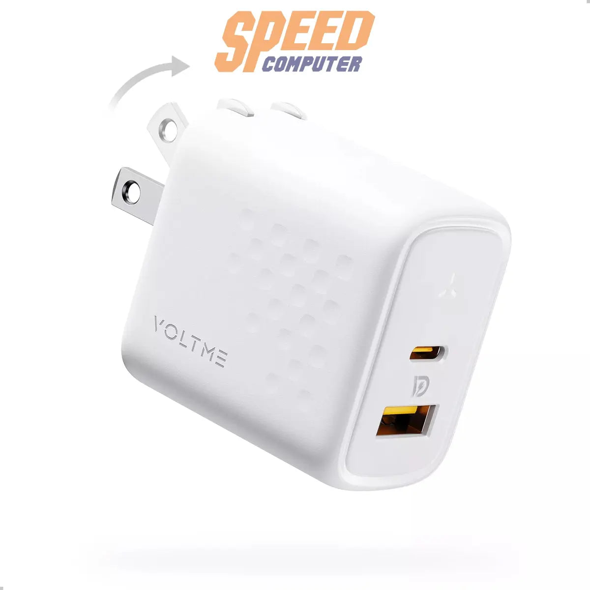 หัวชาร์จ Adapter Voltme REVO 45 Dual-Port 45W - SpeedCom