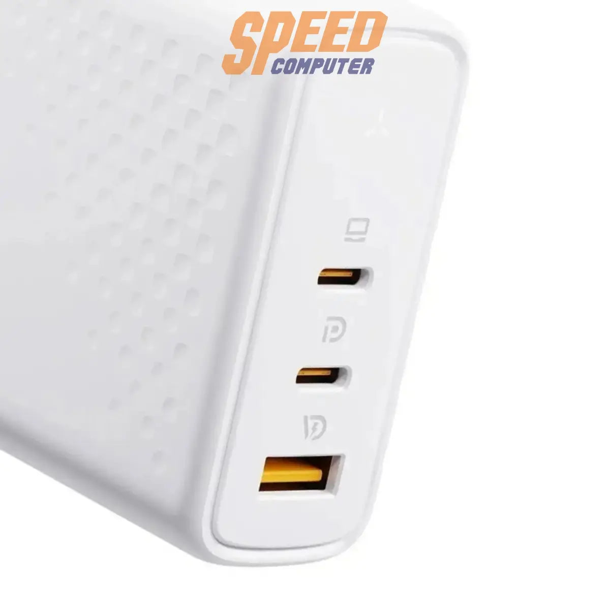 หัวชาร์จ Adapter Voltme V2026V1TH TRIPLE-PORT PD 100W สีขาว - SpeedCom