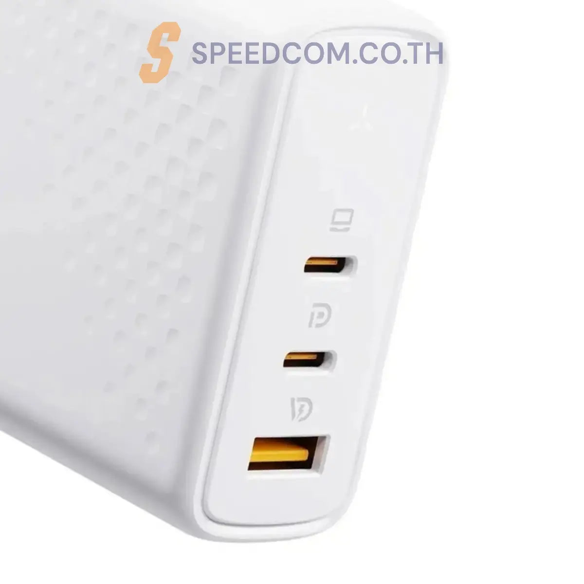 หัวชาร์จ Adapter Voltme V2026V1TH TRIPLE-PORT PD 100W สีขาว - SpeedCom