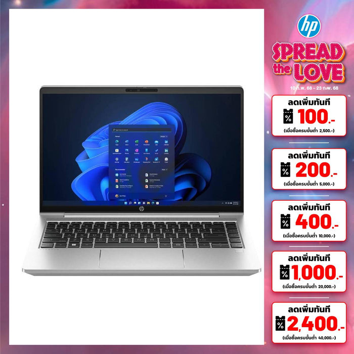 โน๊ตบุ๊ค HP Probook 440 G10-5V4TU (9E5V4PT) i5 Gen13 สีเงิน (Silver)