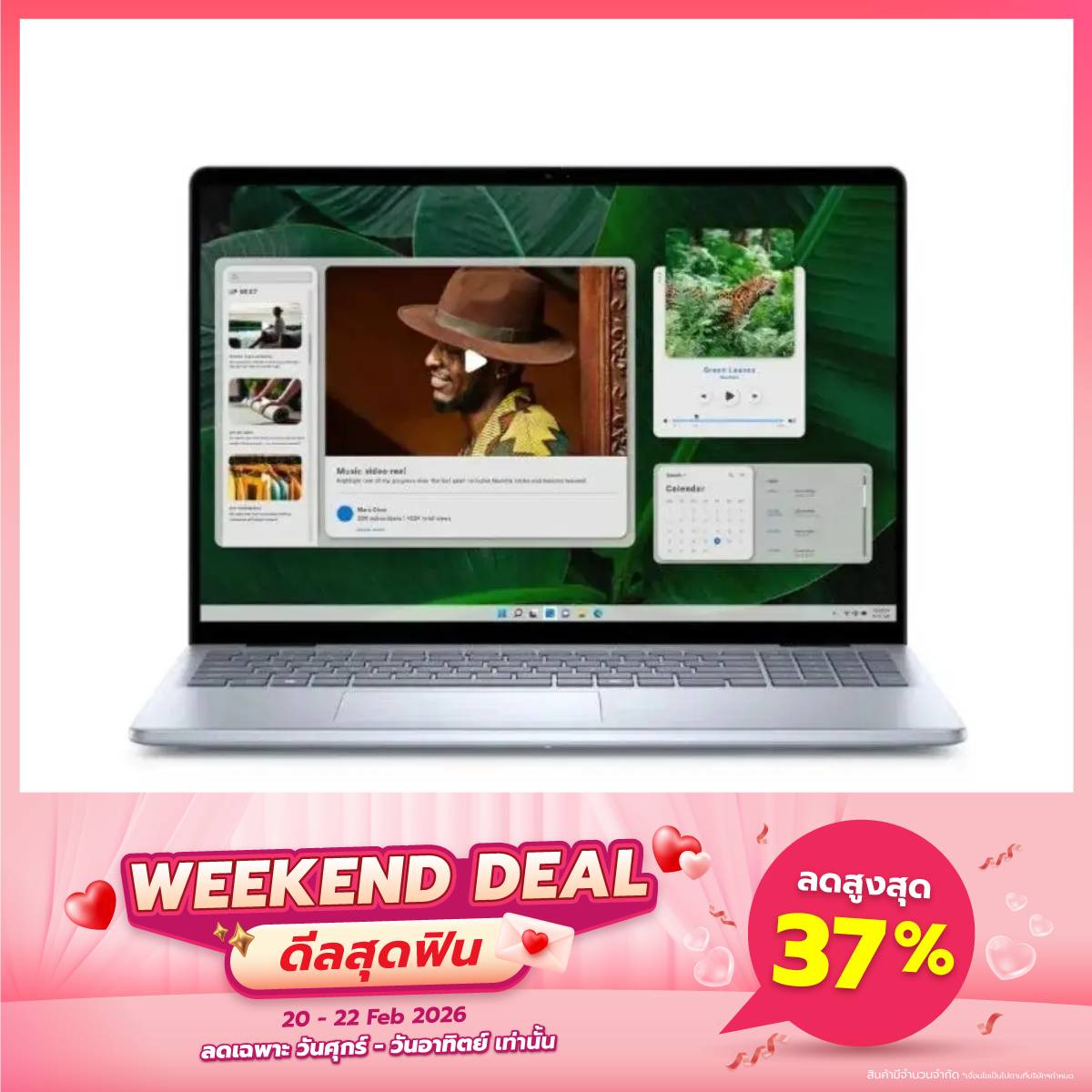 โน๊ตบุ๊ค Dell_OIN5640251201GTH-5640-IB-W Core 7 สีน้ำเงิน (Ice Blue)SpeedCom