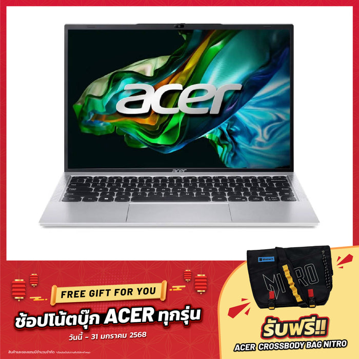 Notebook Acer Aspire Lite AL14-51M-56HU i5 Gen12 Pure silver