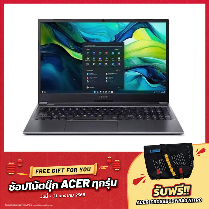 Notebook Acer Aspire Lite AL15-51M-5318 i5 Gen11 Titanium Gray