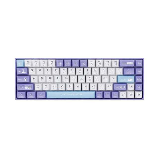 คีย์บอร์ด Ajazz AK680 LETS PLAY Purple Wireless (Red Switch)SpeedCom