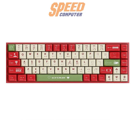 คีย์บอร์ด Ajazz AK680 LETS PLAY Red Wireless (Blue Switch) - SpeedCom
