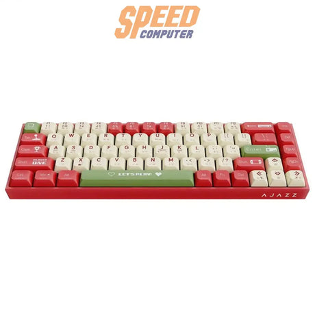 คีย์บอร์ด Ajazz AK680 LETS PLAY Red Wireless - SpeedCom