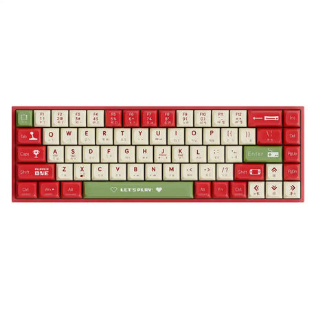 คีย์บอร์ด Ajazz AK680 LETS PLAY Red Wireless (Blue Switch) - SpeedCom