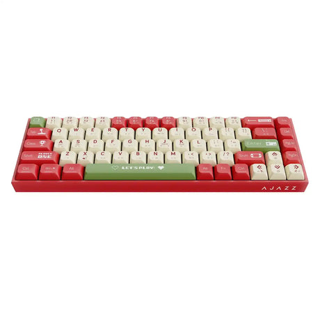 คีย์บอร์ด Ajazz AK680 LETS PLAY Red Wireless (Blue Switch) - SpeedCom