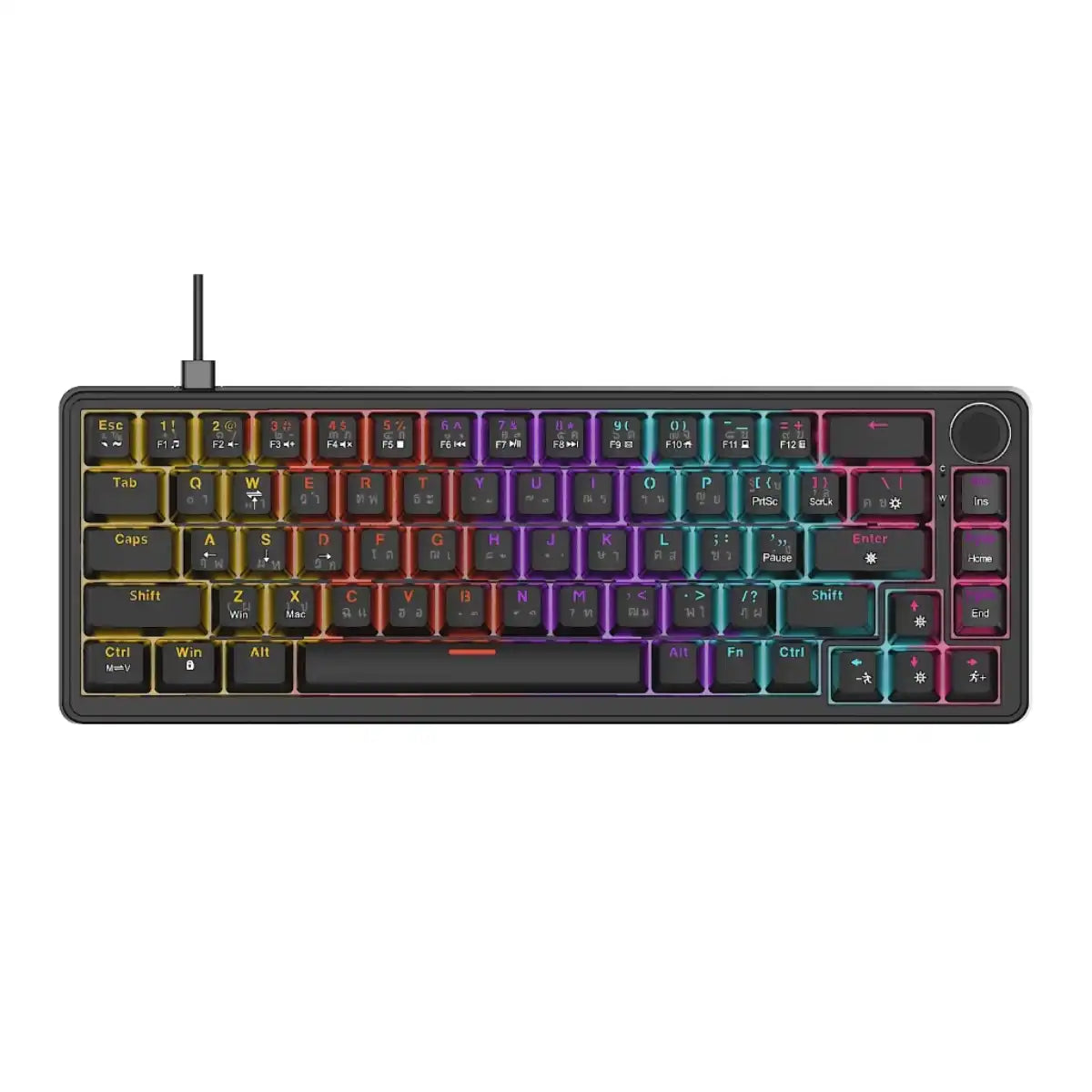 คีย์บอร์ดเกมมิ่ง Ajazz AK690 69Key TH Hotswap Meilade Switch