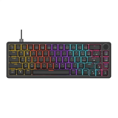 คีย์บอร์ดเกมมิ่ง Ajazz AK690 69Key TH Hotswap Meilade Switch