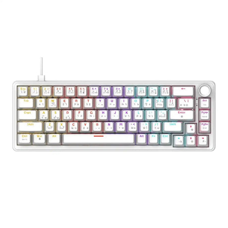 คีย์บอร์ดเกมมิ่ง Ajazz AK690 69Key TH Hotswap Meilade Switch