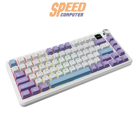 คีย์บอร์ดแมคคานิคอล Ajazz AK820 MAX Plus แบบ Gasket รองรับ Tri-Mode พร้อมไฟ RGB และสวิตช์ Maila