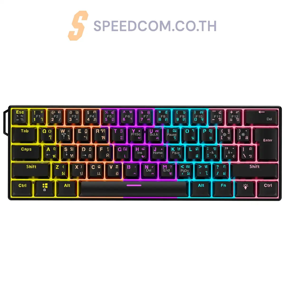 คีย์บอร์ด Ajazz NK61 Wired RGB 61 Key Gaming Red Switch