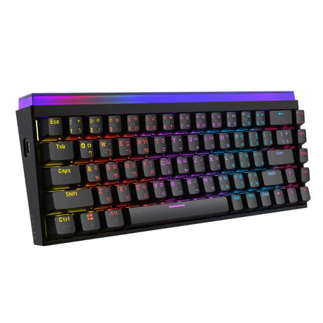 คีย์บอร์ด Ajazz NK68 Gaming Keyboard Wired Red Switch