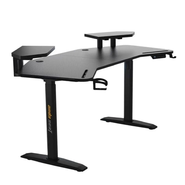 โต๊ะเกมมิ่ง Anda Seat Shadow Warrior AD-D-DD1-1600L-02-B สีดำ - SpeedCom
