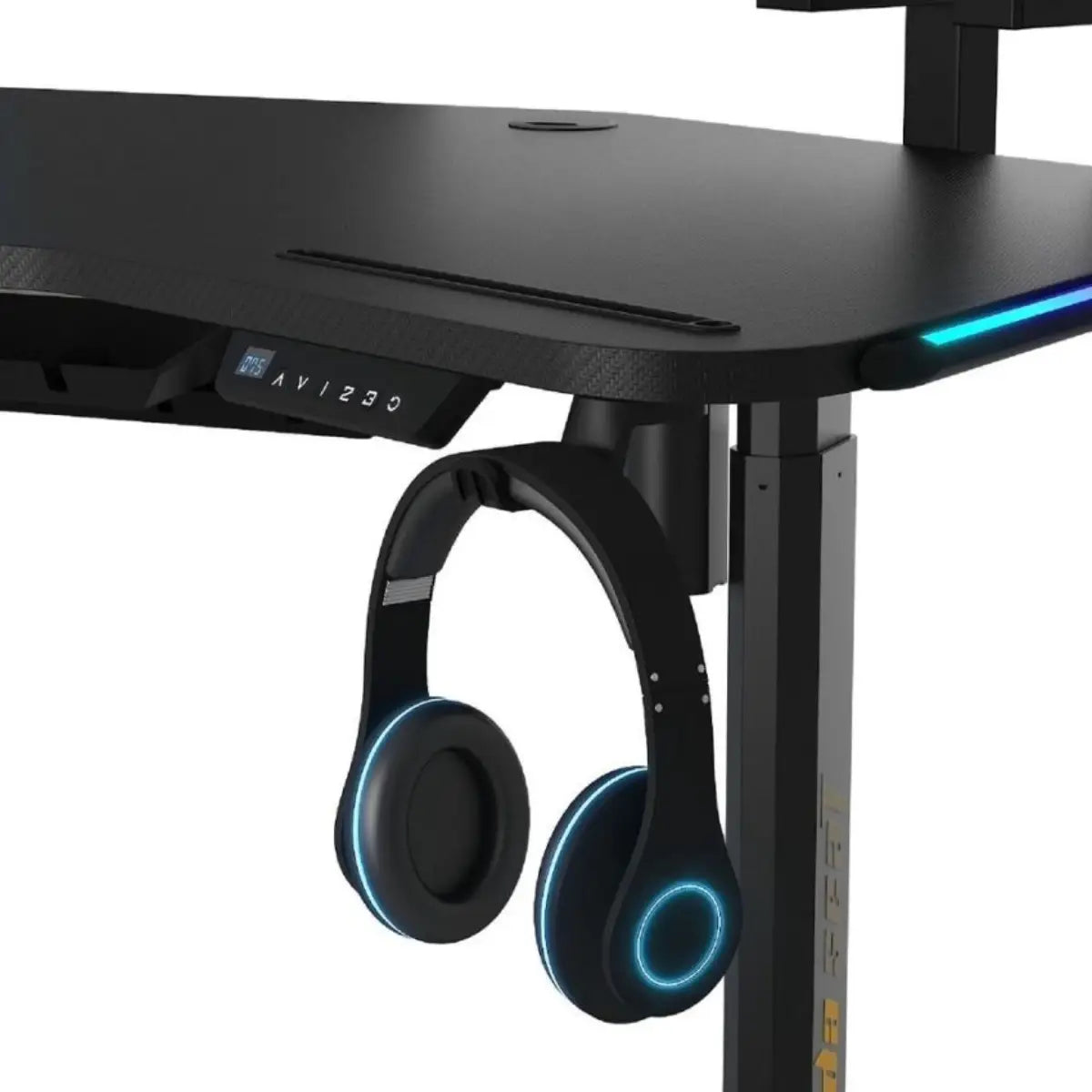 โต๊ะเกมมิ่ง Anda Seat Shadow Warrior AD-D-DD1-1600L-02-B สีดำ - SpeedCom