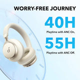 หูฟังไร้สาย Anker Soundcore A3035021 Space One HiRes 40H/5.5H สีขาว