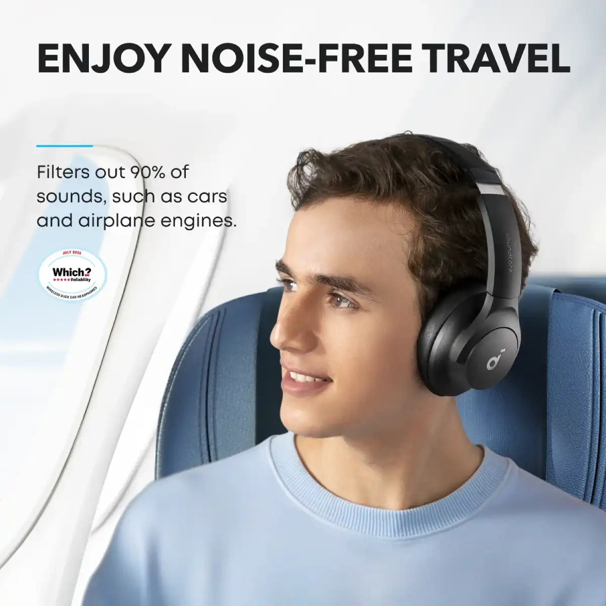 หูฟังไร้สาย Anker Soundcore Q20i Noise Cancelling Headphone